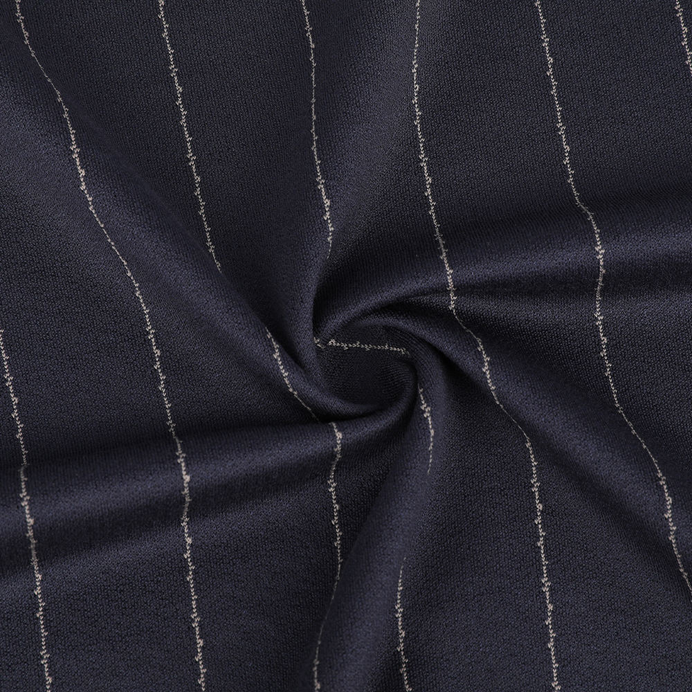 Jacquard yang Disesuaikan Nyaman Breathable Eco-Friendly Silk Cotton La Shirt Fabric