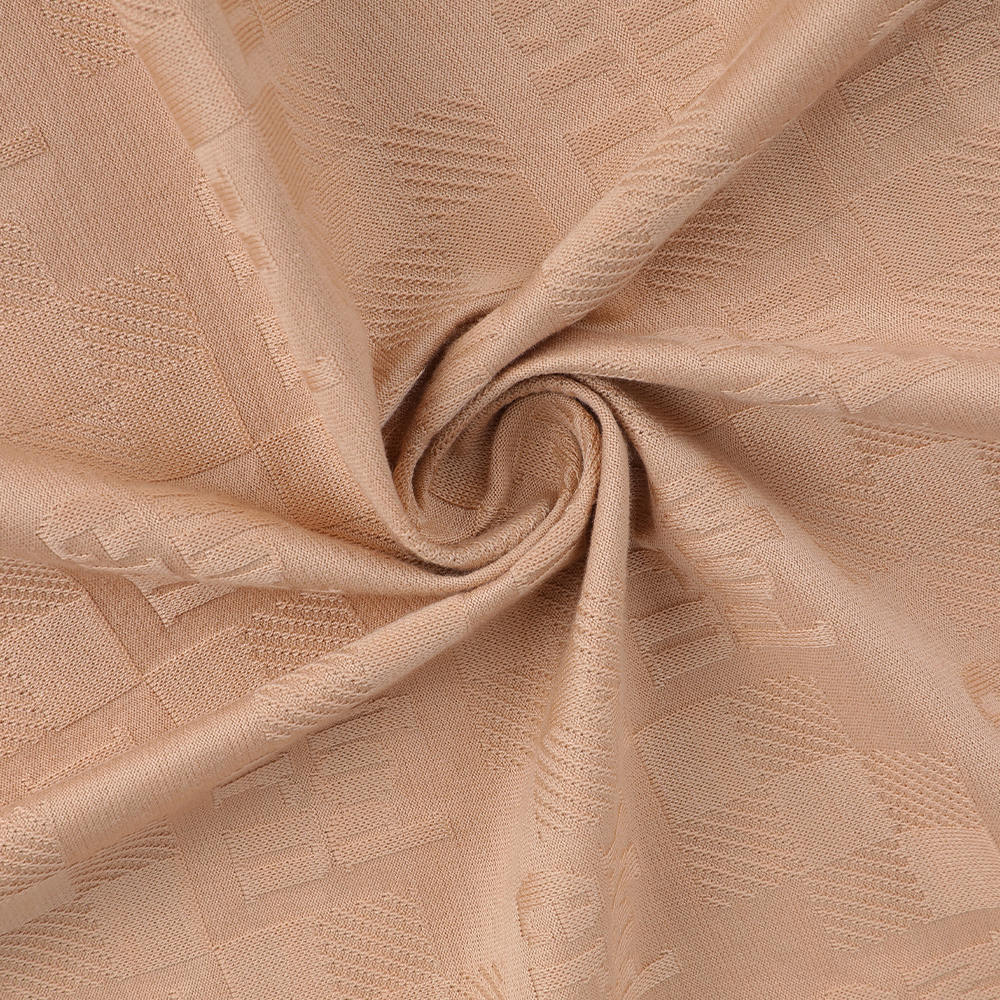 Kain rajutan rajutan transfer jacquard rajutan jacquard yang nyaman